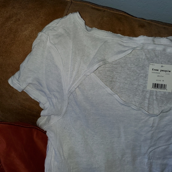 Free People T Shirt white NWT - Picture 3 of 4